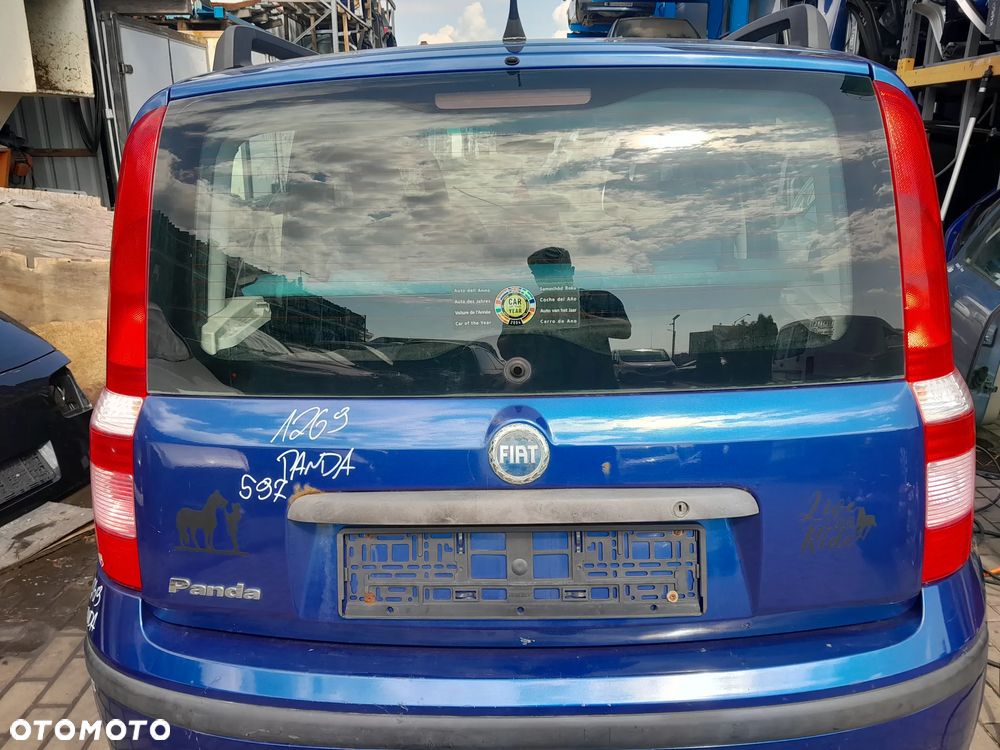FIAT PANDA KLAPA TYLNA BAGAŻNIKA KOLOR: 597