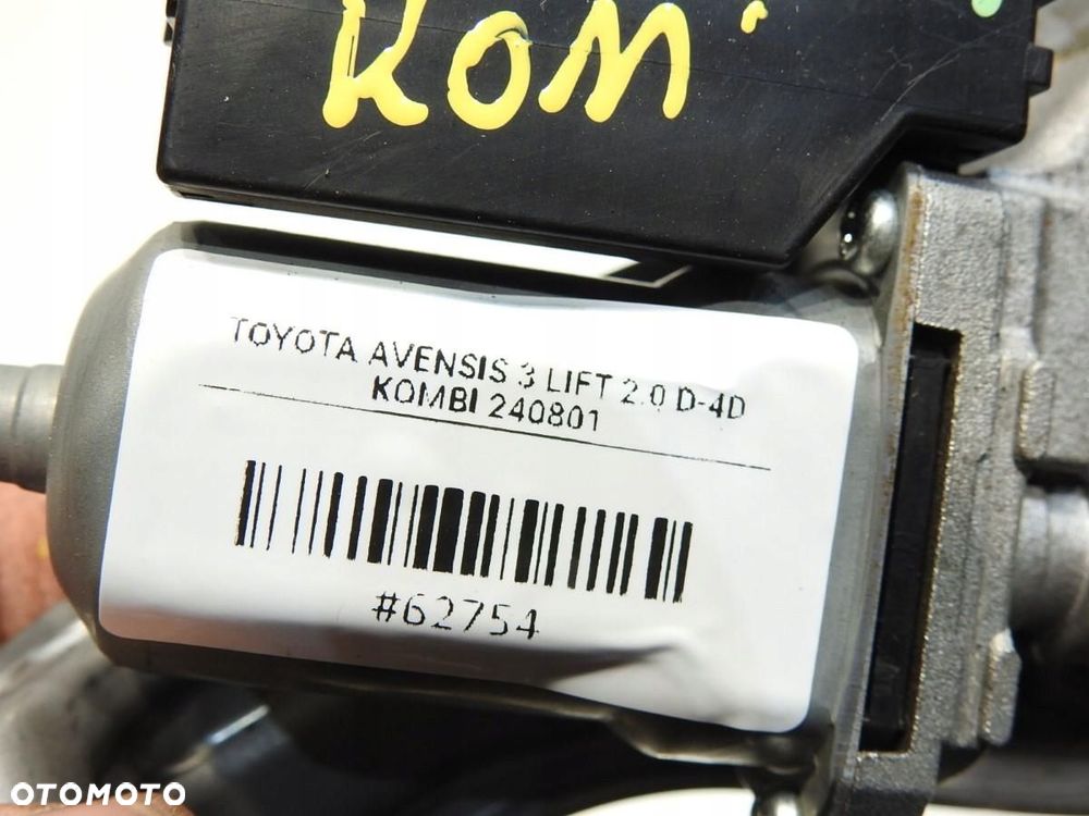 SILNICZEK WYCIERACZKI KLAPY TYŁ TOYOTA AVENSIS III T27 KOMBI 85130-05060 - 5