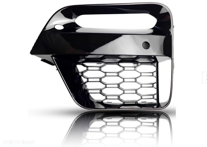 Grila bara protectie, spoiler Bmw X3 (G01), 06.2017-07.2021; X4 (G02), 03.2018-, model: pachet, M, montare fata, stanga, gaura senzor parcare; gauri proiectoare, RapidAuto - 1