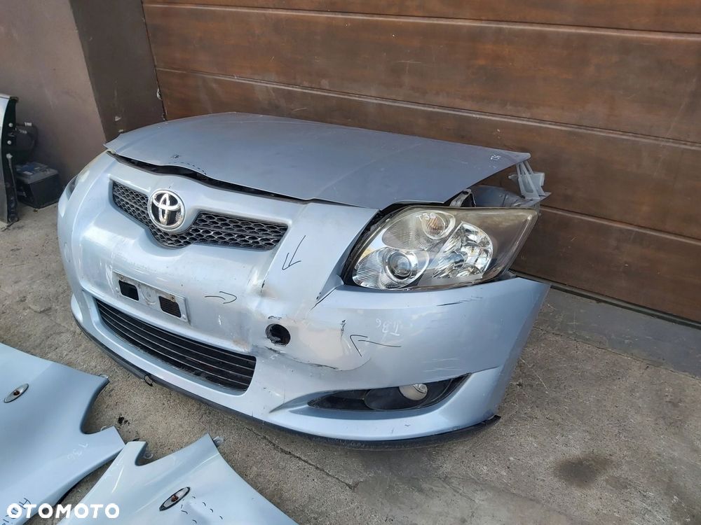 Toyota Auris I zderzak błotnik maska pas przedni chłodnica kompletny przód - 3