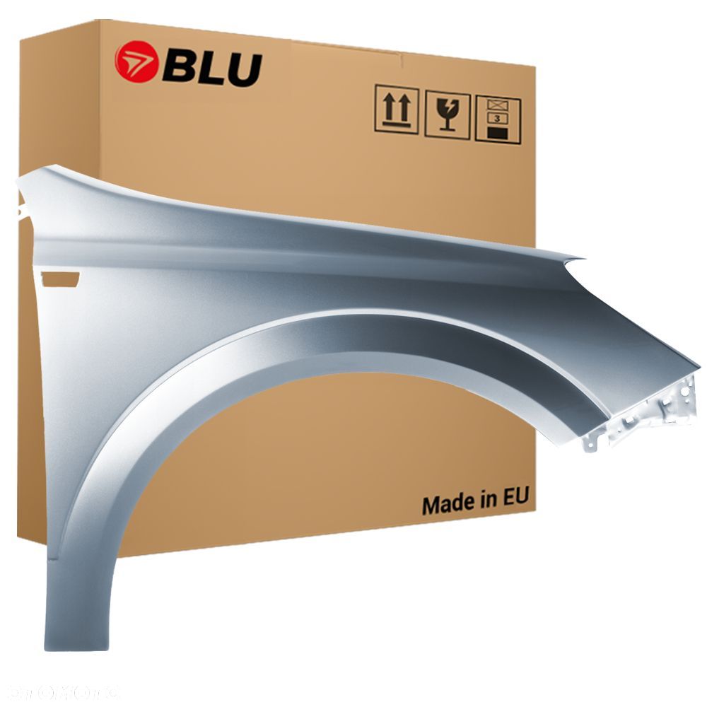 BLU Błotnik OPEL ASTRA H 3 III Z163 prawy srebrny 04-14 przódk LichtSilber - 1