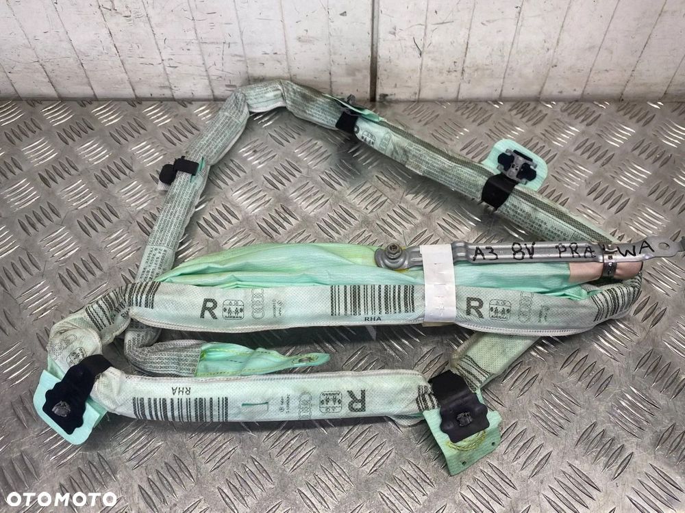 KURTYNA PODUSZKA AIRBAG PRAWA PASAŻERA AUDI A3 8V 3D HATCHBACK 8V3880742A