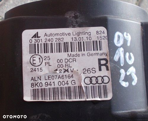 Audi A4 B8 Lampa prawy przód BIXENON SKRĘTNY 8K0941004G - 10