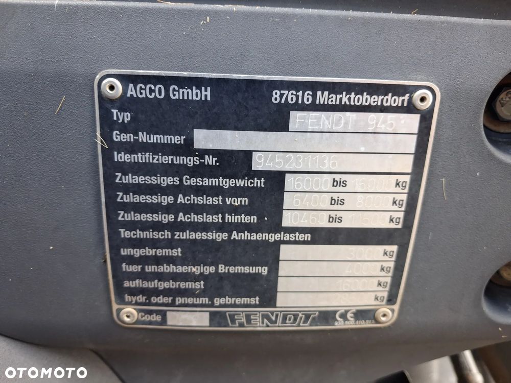 Fendt 936 PROFI PLUS # - 19