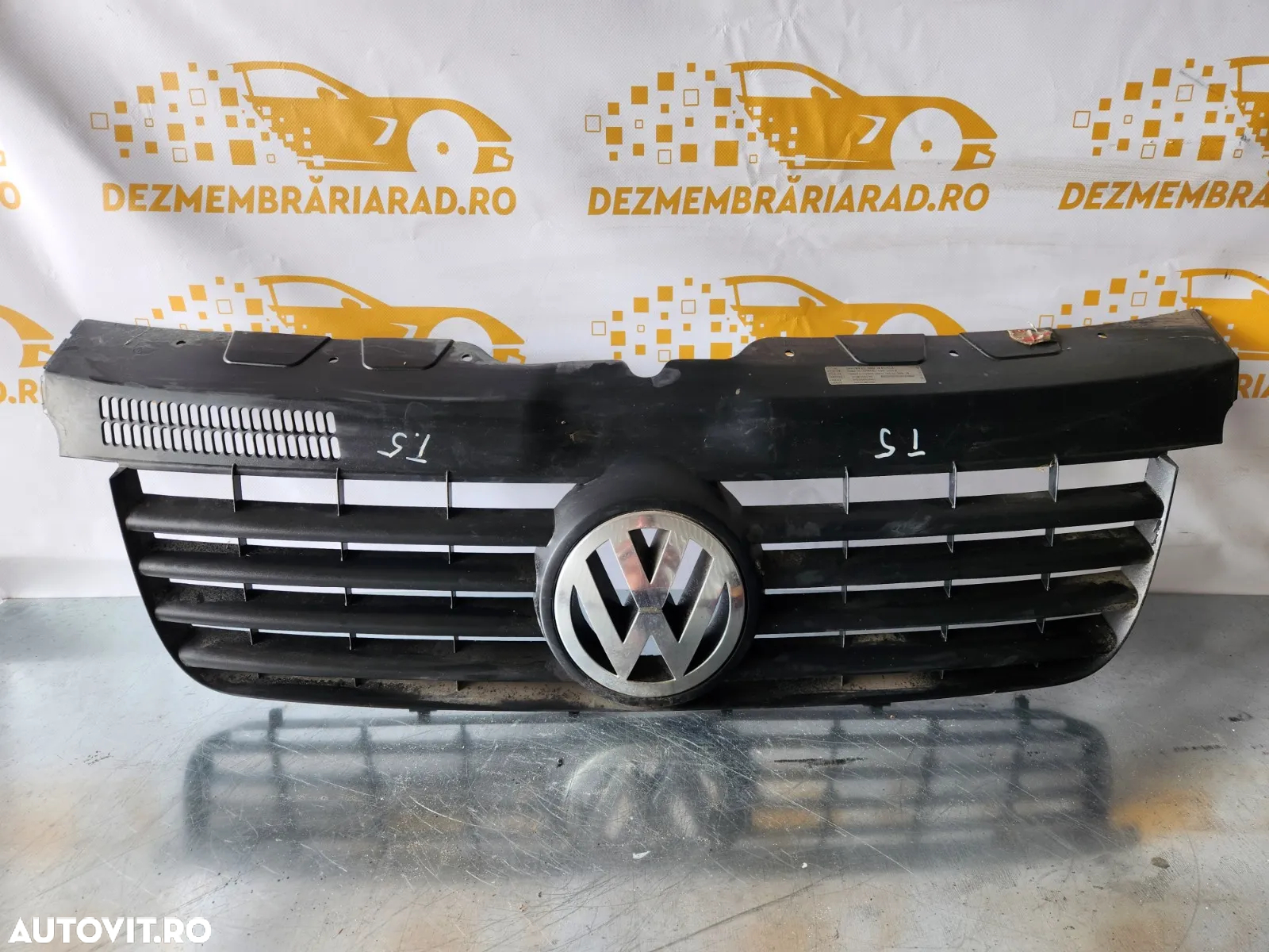 Grila Fata Radiator Vw Transporter T5 An 2003-2004-2005-2006-2007-2008 - 5
