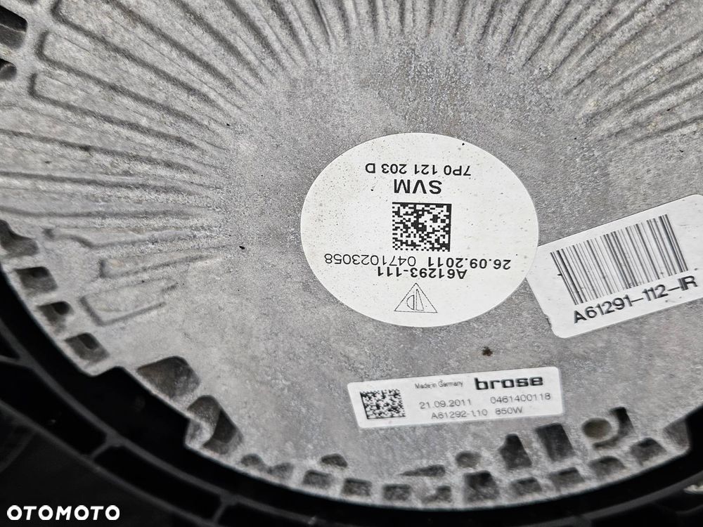 PORSCHE CAYENNE II 10-17R PAS PRZEDNI KOMPLETNY CHLODNICE 7P0121201J - 8