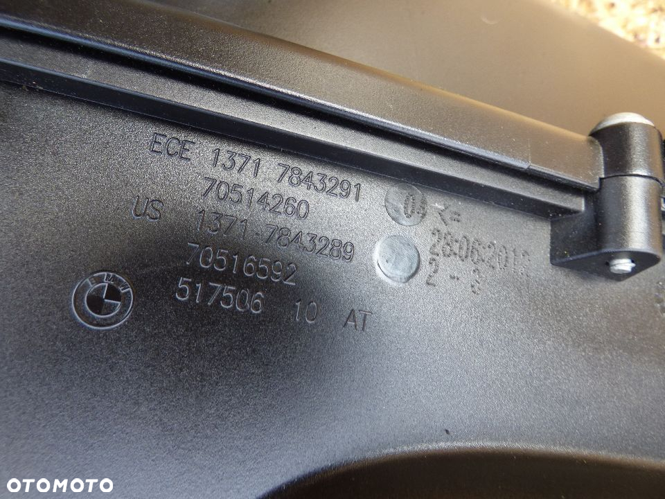 BMW F10 M5  F06 F13 F12 M6 OBUDOWA  FILTRA  POWIETRZA  LEWA M-POWER - 4