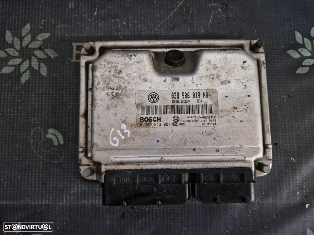 Centralina usada 038906019NR SKODA ROOMSTER 1.9 TDI 105CV