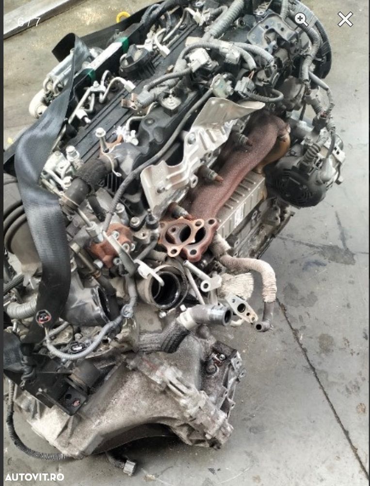 DEZMEMBREZ Piese Auto Toyota Avensis Motor 2.0 Diesel Euro 5 pompa injectie set injectoare injector turbina compresor clima AC Alternator Cutie viteze Manuala Fata completa Bara Fata spate Capota Far Aripa - 9