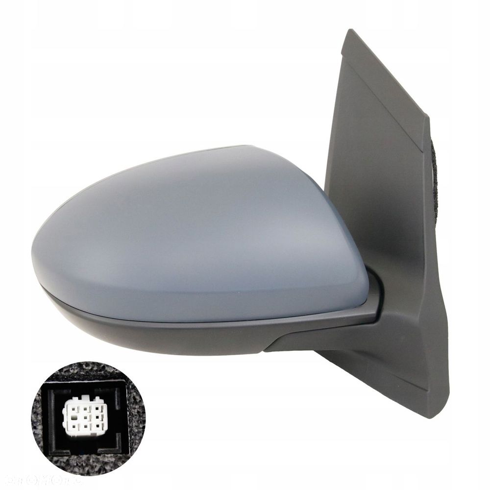 Lusterko Elektryczne Mazda 2 II DE 2007-2010 Lift 2010-2014 3Pin R - 2