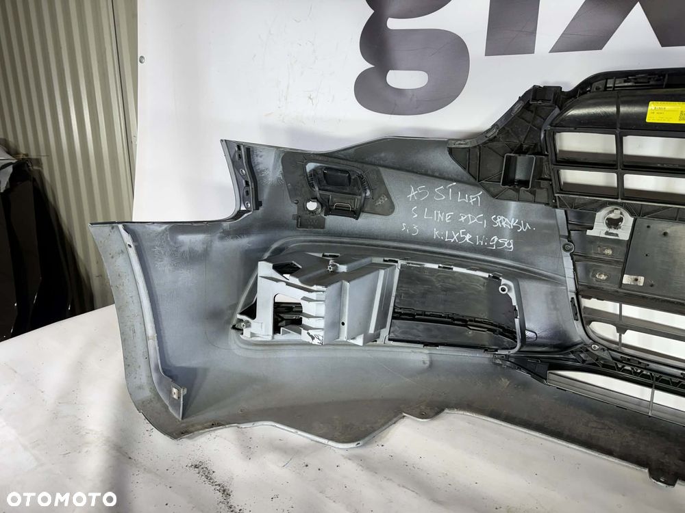 Audi A5 8T Lift S line Zderzak Przód Przedni PDC Sprysk 11-16 LX5R 8T0807437AM - 10