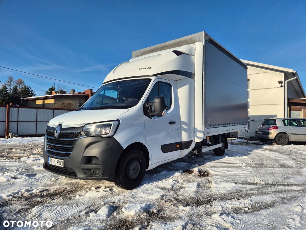 Renault MASTER FIRANA 10EP PLANDEKA SPOJTRAK XL TWINCAB 2.3 165KM SERWIS ASO BEZWYPADKOWY ZADBANY 2021 PODUSZKI FV23% WEBASTO BEZ WKŁADU FINANSOWEGO - 5