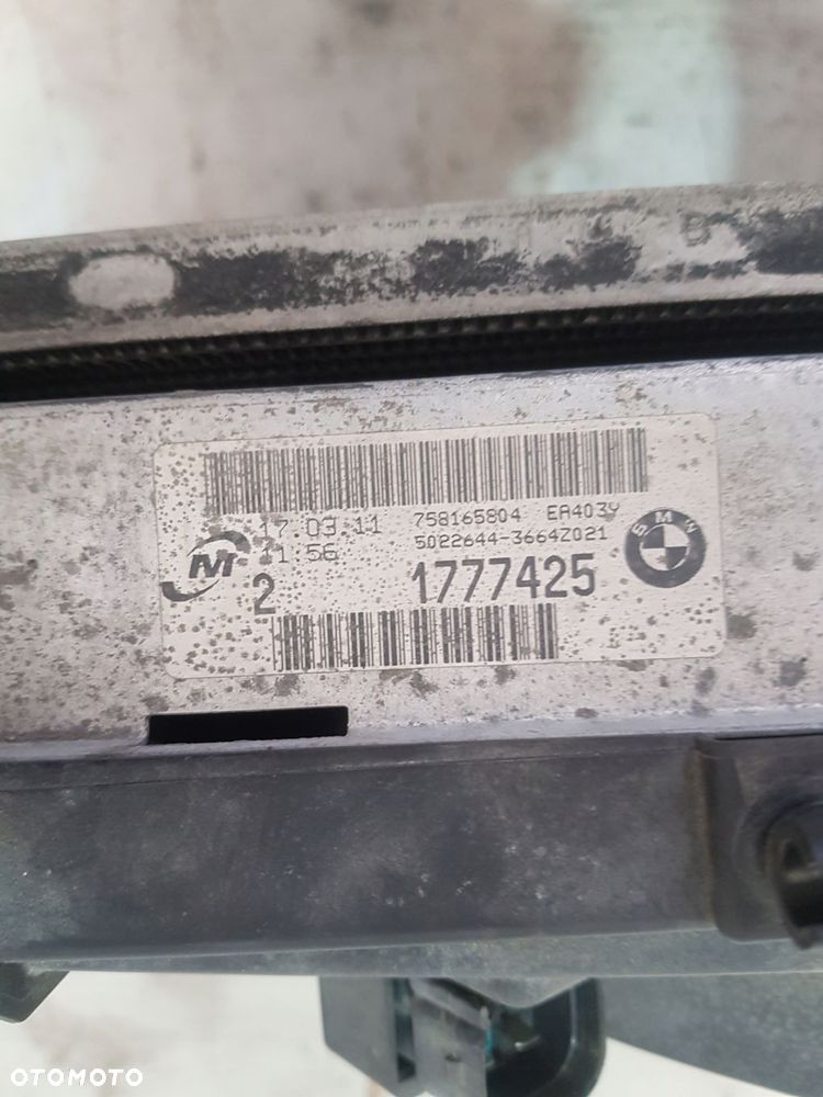 chłodnica wody wentylator 7563259 bmw e90 e91 lci 2.0b eur n43 - 9