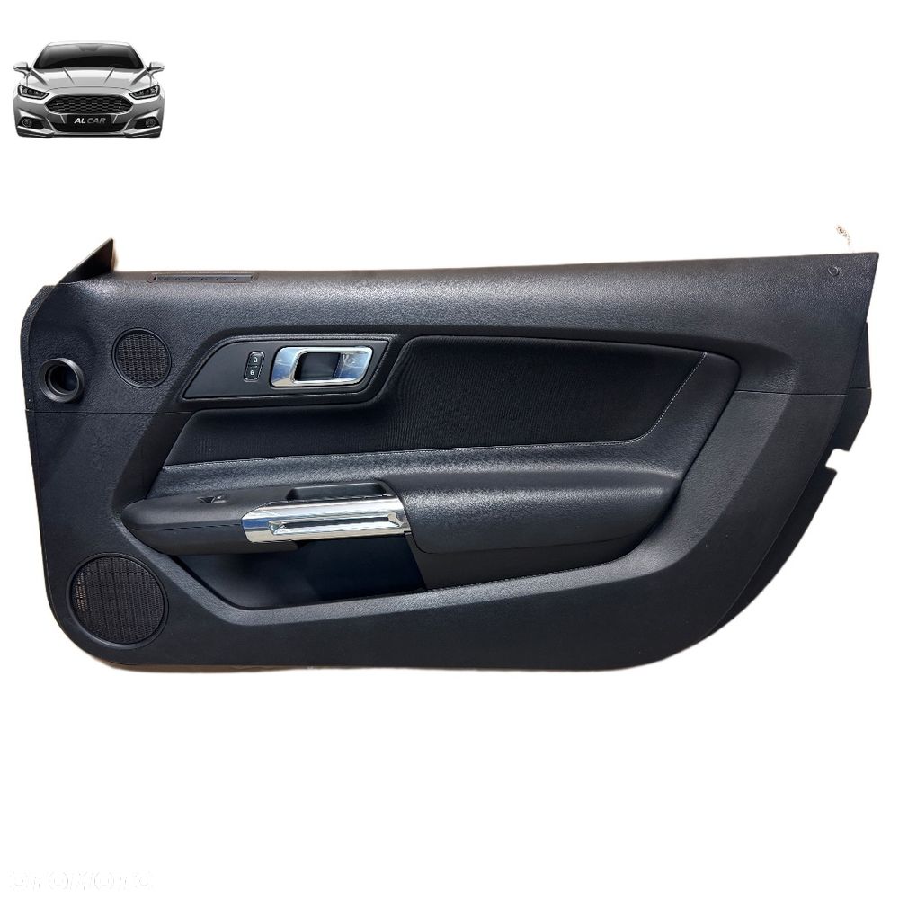 FOTELE TAPICERKA WNĘTRZE MATERIAŁ BIAŁA NITKA FORD MUSTANG MK6 LIFT 17-23 - 11