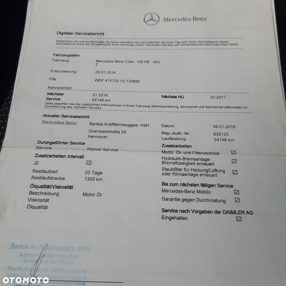 Mercedes-Benz Citan Tourer 415.705 - 24