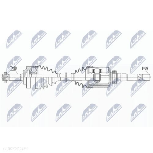 Planetara Mercedes Vito W447 109cdi, 110cdi, 111cdi, 114cdi 2014-, Marco Polo Camper 160cdi, 170cdi, 180cdi, 200cdi 2015-, Fata, Dreapta, CV Manuala, NPW-ME-152 - 1