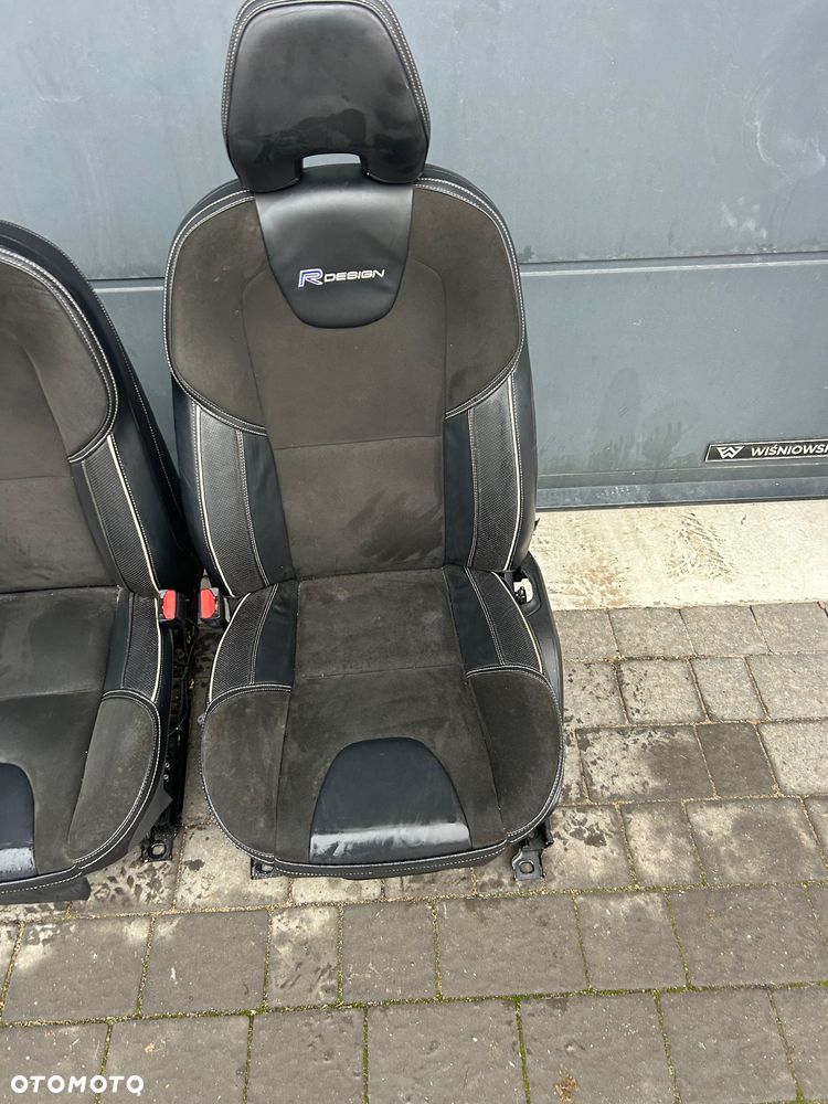 Volvo v-40 II R-Design komplet foteli fotele skóra tapicerka   2012-2016 - 13