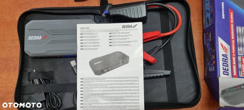 Powerbank z funkcj rozruchu silnika 12000mAh DEDRA DEPP1200 - 6