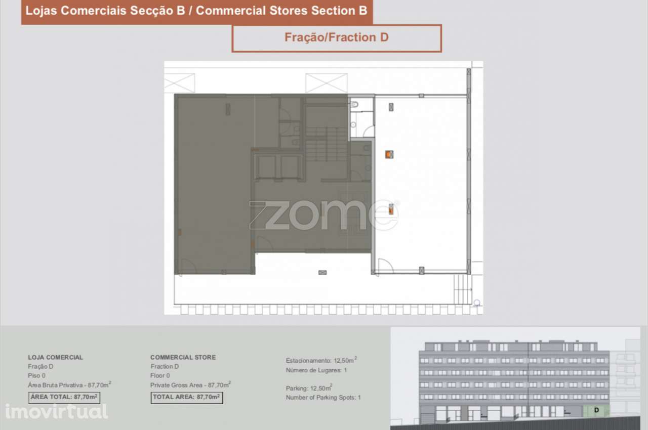 Loja em Construção, no centro de Felgueiras - Grande imagem: 3/18