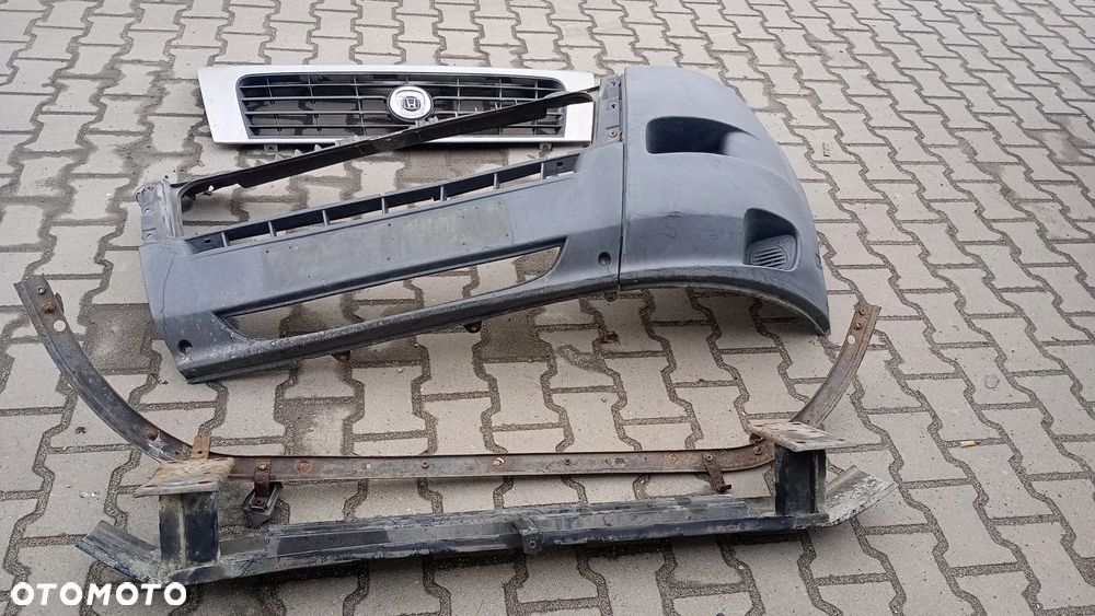 F.V Fiat Ducato III komplet chłodnic Maska biała PEUGEOT BOXER Pas przedni Wzmocnienie czołowe CITROEN JUMPER kompletny przód błotnik przedni biały lewy prawy - 15
