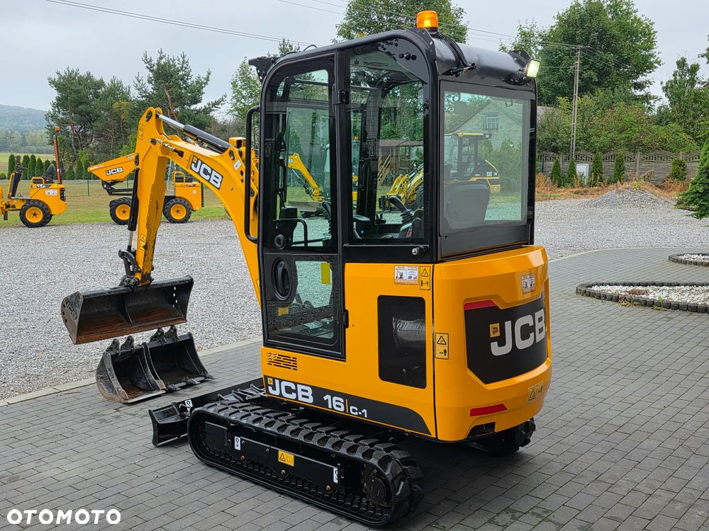 JCB JCB 16 C-1 mini koparka 3 łyżki szybkozłącze 19c1 sprowadzona 8018 serwisowana - 23