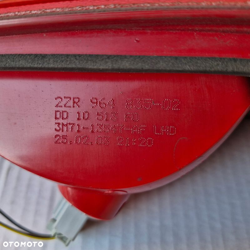 LAMPA TYŁ TYLNA PRAWA W KLAPĘ MAZDA II 2 DY 3M71-13547-AF - 5