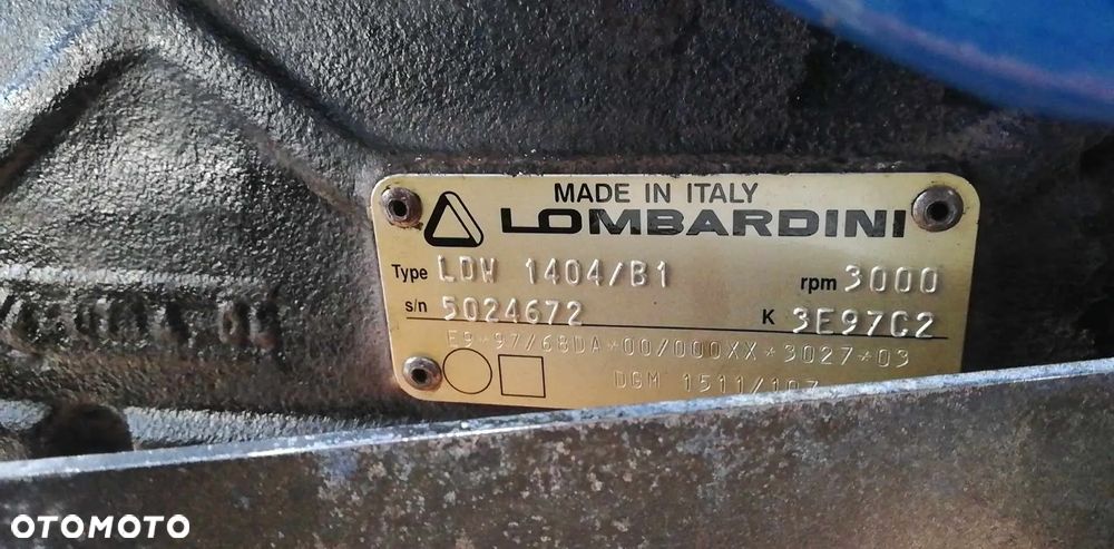SILNIK FOCS LOMBARDINI LDW 1404 26 kW 9756 zł netto - 7