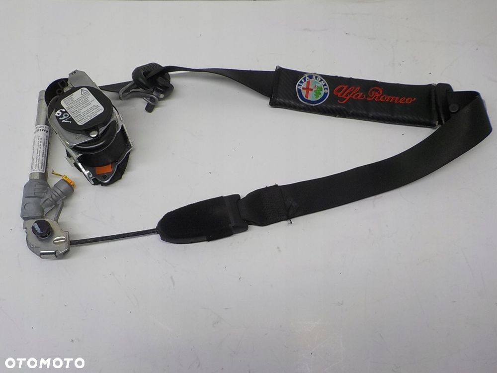 ALFA ROMEO MITO PAS BEZPIECZEŃSTWA NAPINACZ LEWY PRAWY PRZÓD 615903600 - 9