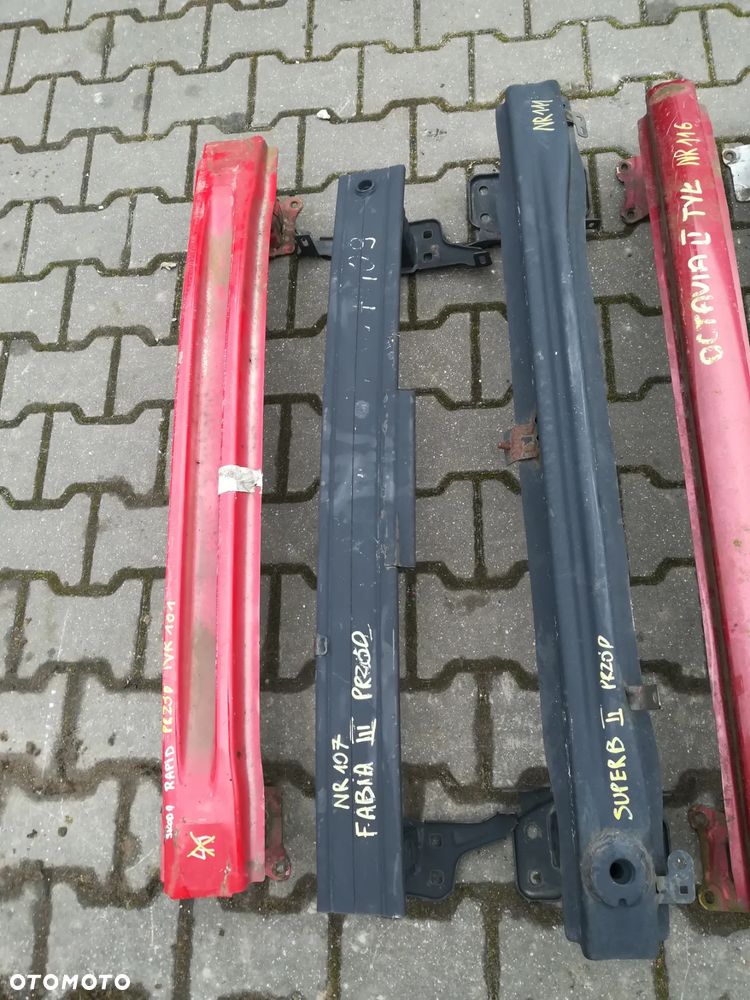 BELKI ZDERZAKA SKODA PRZÓD TYŁ - 3