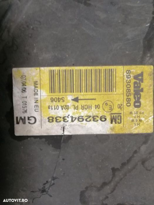 Far dreapta Opel meriva original perfect funcțional - 3