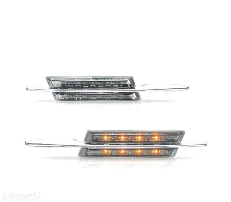 PISCAS LATERAIS LED BMW E46 BERLINA 02-05 ESCURECIDOS - 1