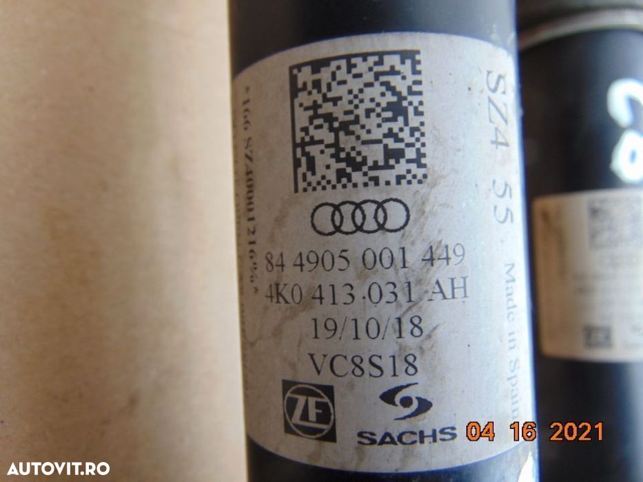 Telescop Audi A6 4K C8 Audi A7 telescoape fata arcuri cu telescop fata - 6