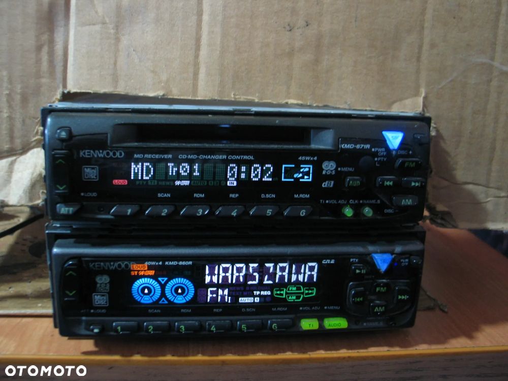 radio radioodtwarzacz minidisc mini disc kenwood KMD-671R KMD-860R - 8