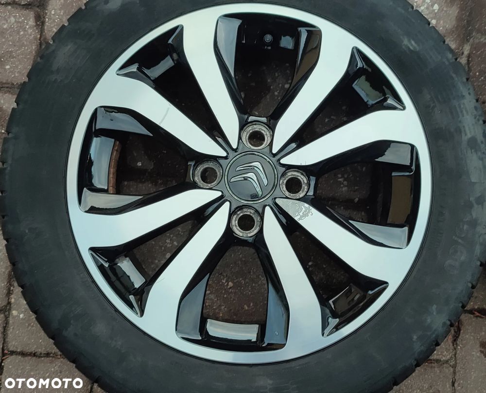 Koła Felgi Aluminiowe Oryg. Citroen C1 Peugeot 108 Toyota Aygo 15 Cali 4x100 4,5Jx15 Et35 Ø54,1mm Continental 165/60/15 2015r 5,8-6,5mm Starogard Gdański - 2
