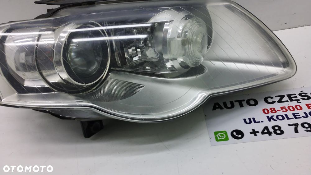 VW Passat B6 Lampa Przód Prawy  Reflektor EU XENON - 3