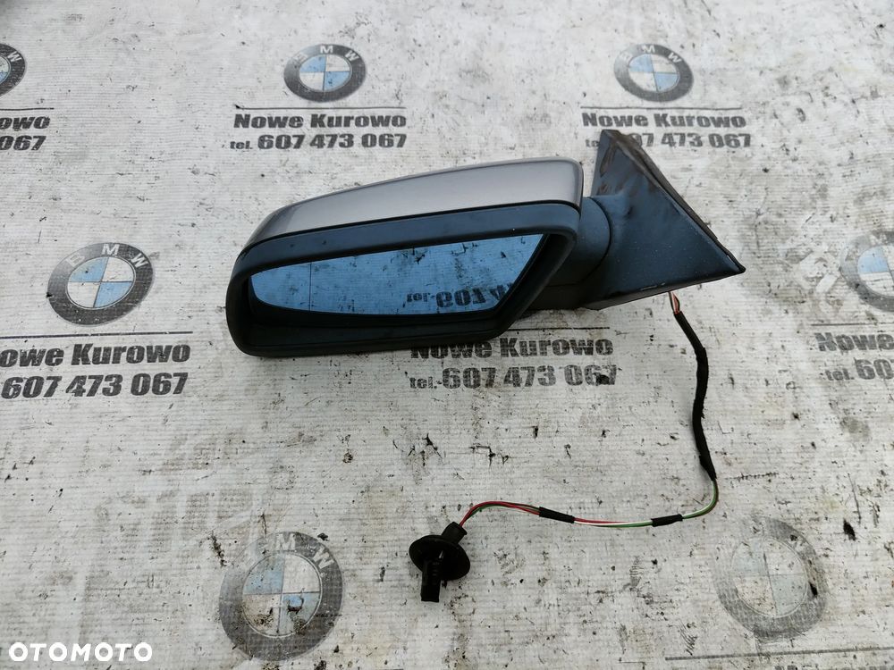 BMW E60 E61 Lusterko lewe Silbergrau A08 Lewe 4 piny Europa - 1