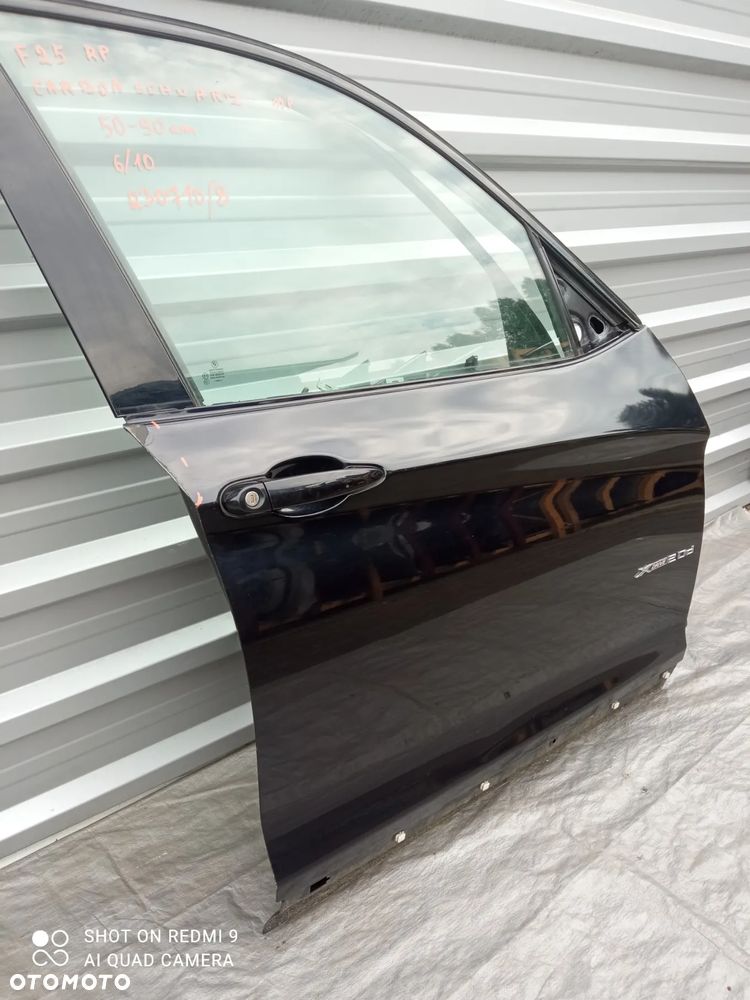 BMW F25 X3 DRZWI  PRAWE  PRZÓD 416 CARBONSCHWARZ - 2