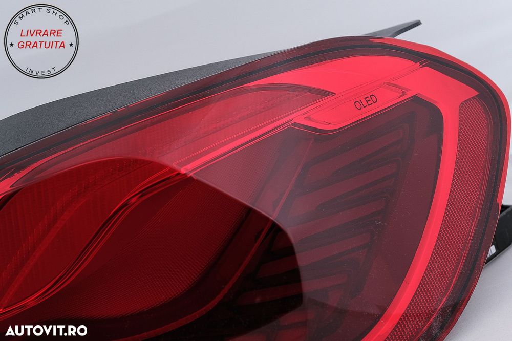 Stopuri OLED BMW Seria 4 F32 F33 F36 M4 F82 F83 (2013-03.2019) Rosu cu Semnal Dina- livrare gratuita - 17