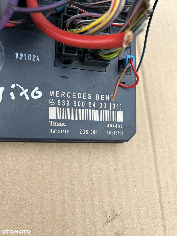 Mercedes Vito Viano W639 Moduł Sam komfortu 6399005400 - 3
