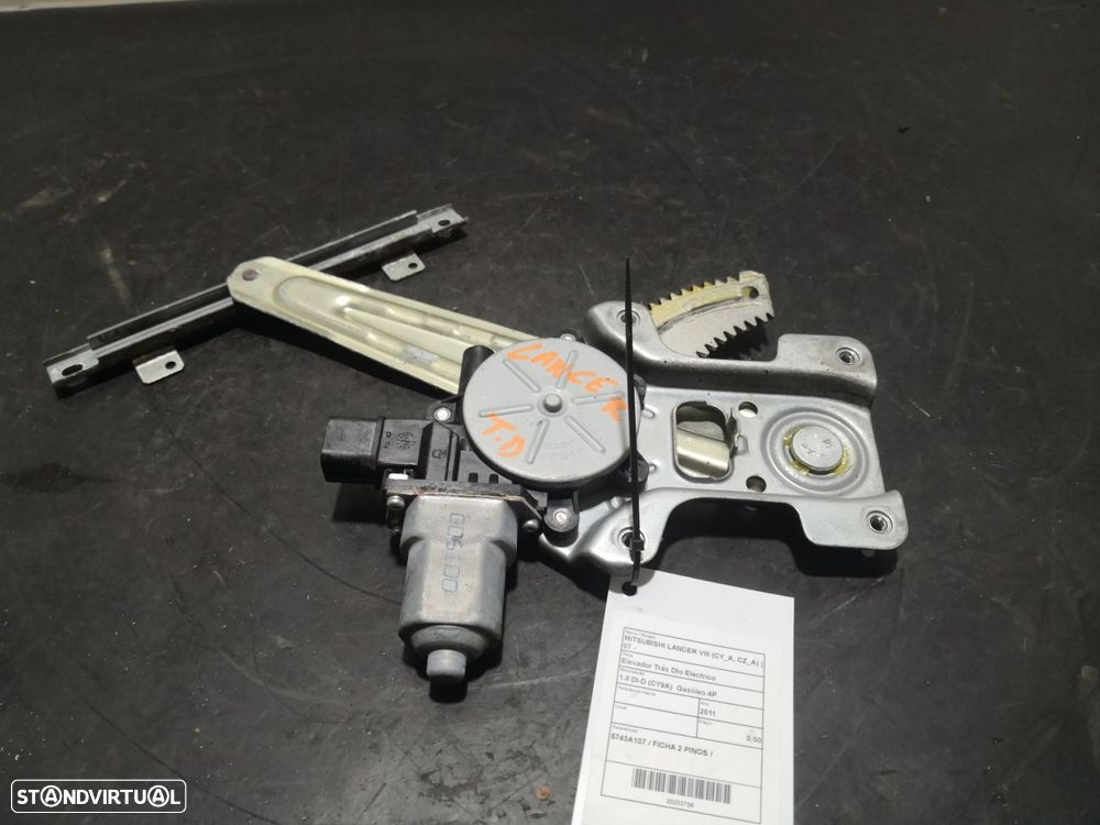 Elevador Trás Dto Electrico Mitsubishi Lancer Viii (Cy_A, Cz_A) - 1
