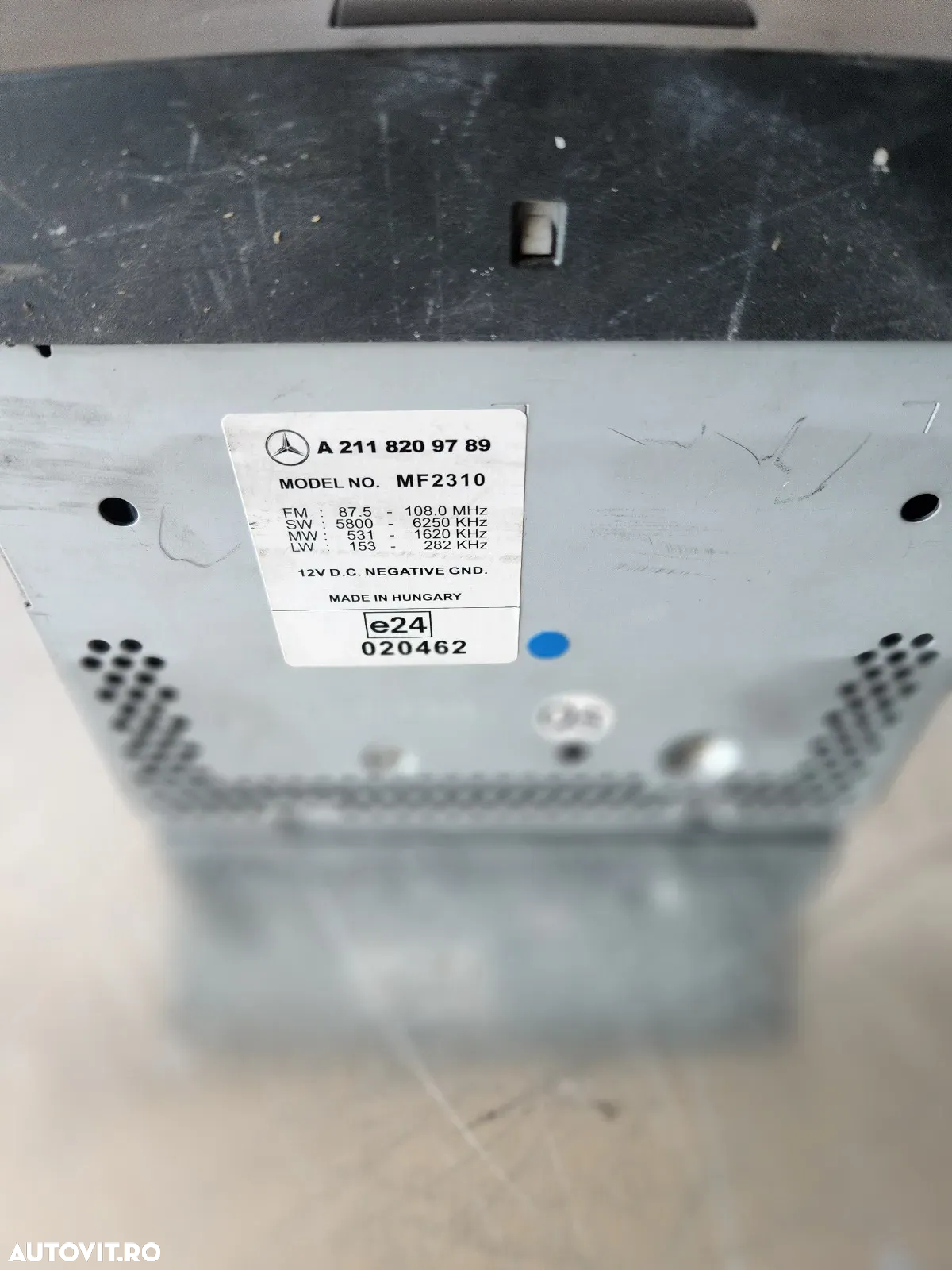 Radio Cd Cd Player Mercedes E Class W211 Cod A An 2003-2004-2005-2006-2007-2008-2009 - 6