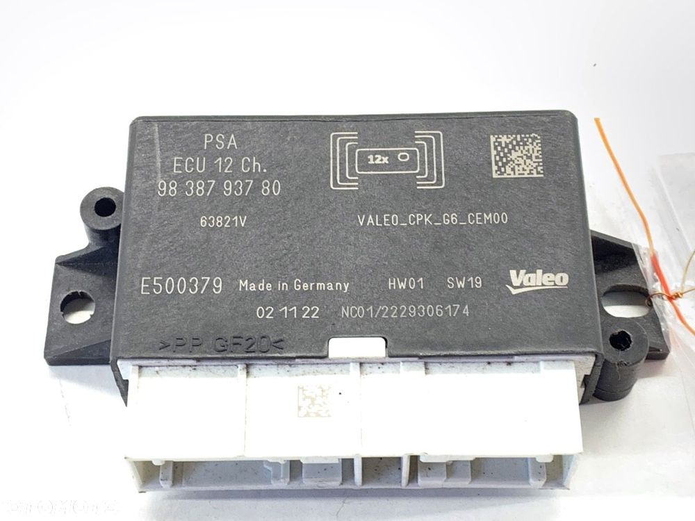 MODUŁ PDC  OPEL CORSA F 2019 - 2022 1.2 (68) 74 kW [101 KM] benzyna 2019 - 2022 9838793780 - 1