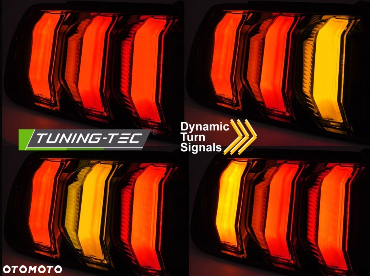 Lampy tyl kpl Vland Led Diody Dynamiczne Ford Mustang VI 6 2015-2023 Lift - 3