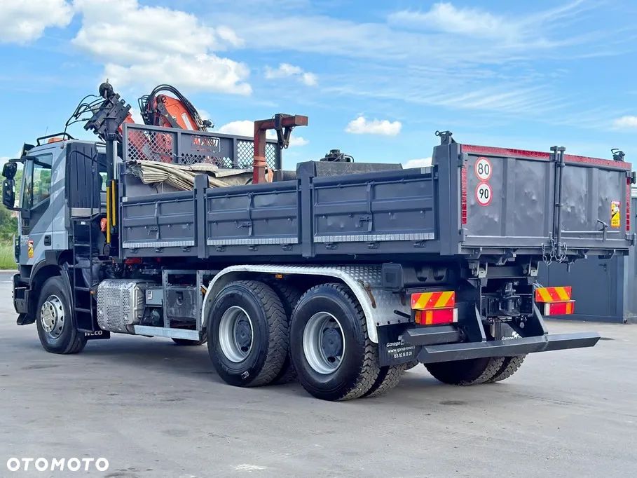 Iveco TRAKKER 410 * WYWROTKA 5,20 m * ATLAS 165.2E-A3 + PILOT / 6x4 - 7