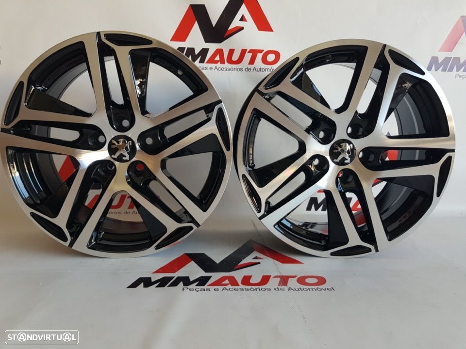 Jantes Peugeot 308 Black 17 (5x108) - 1