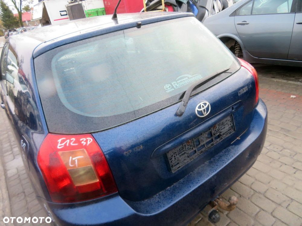 KLAPA BAGAŻNIKA TYLNA COROLLA E12 3D HB 8P4  GRANATOWY TOYOTA 2001-2004 - 2