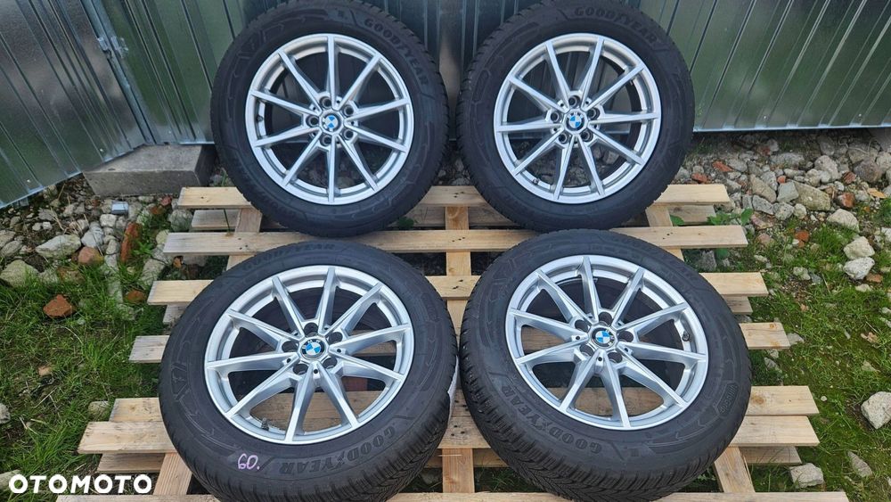 felgi aluminiowe bmw g20 7.5x17 et30 6896762 opony zima goodyer 225/55 r17 - 1