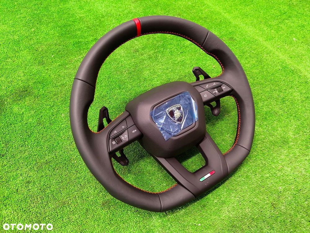LAMBORGHINI URUS KIEROWNICA ŁOPATKI CZERWONA NIĆ - 3