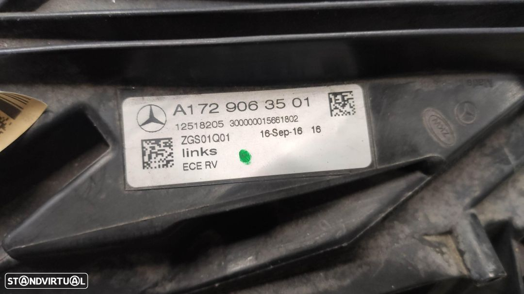 farol esquerdo full Led ILS Mercedes SLK R172 SLC - A1729063501 - 7