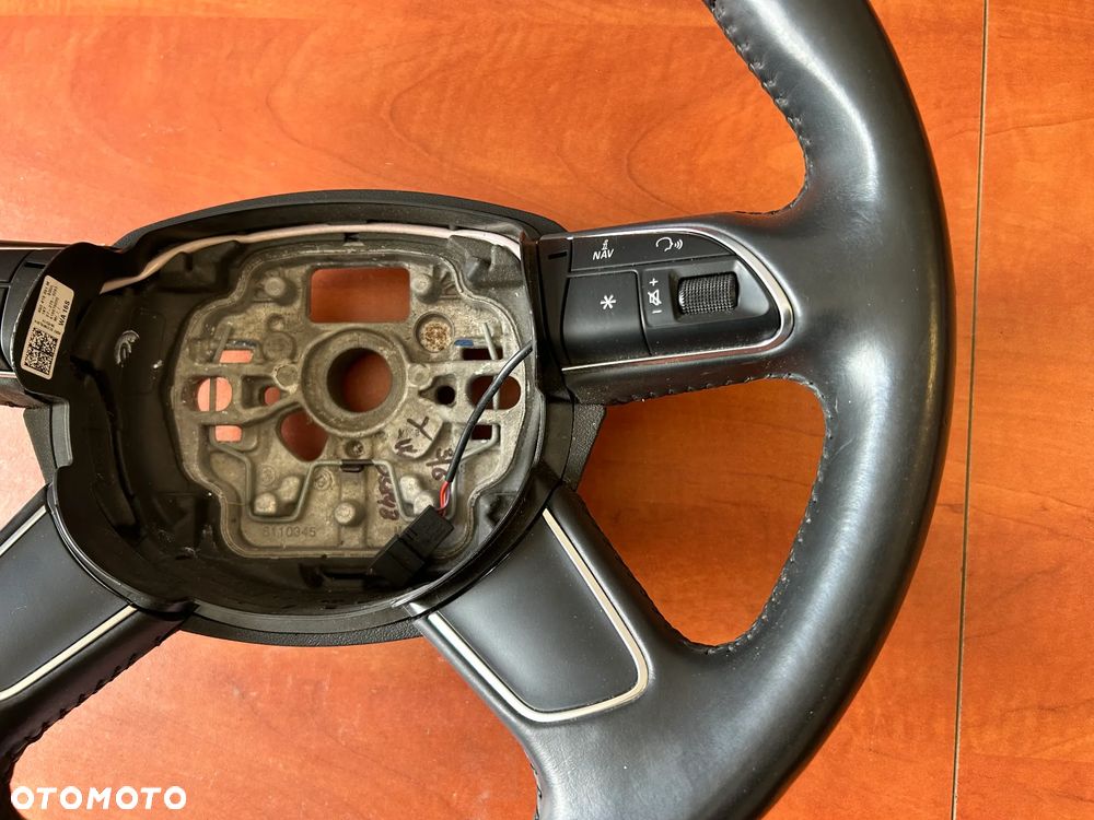 KIEROWNICA SKÓRA MULTIFUNKCJA 4G0419091M AUDI A6 C7 A7 - 4